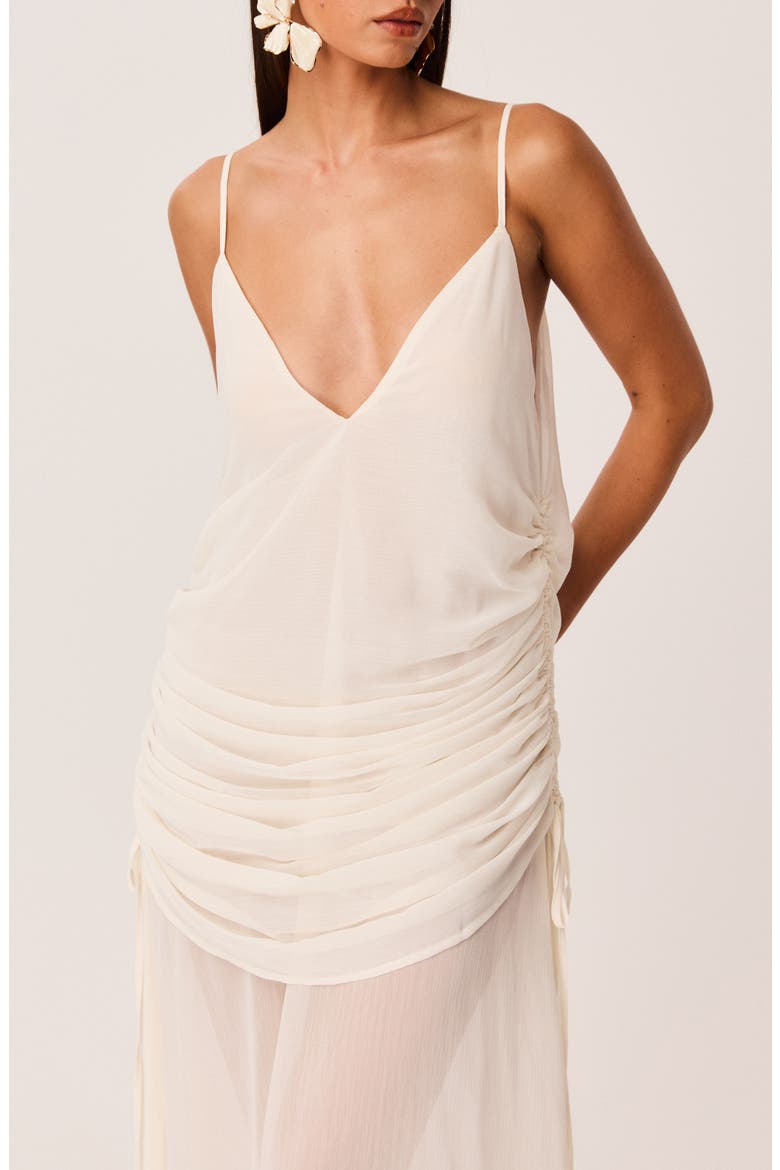 Evelia Maxi Dress, Alternate, color, CREAM