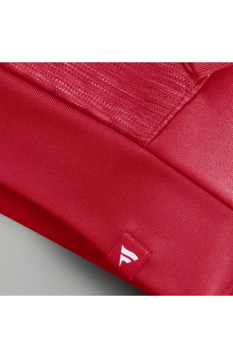 FANATICS Men's Fanatics Scarlet San Francisco 49ers Checkdown Pass Full-Zip Hoodie, Alternate, color, Scarlet