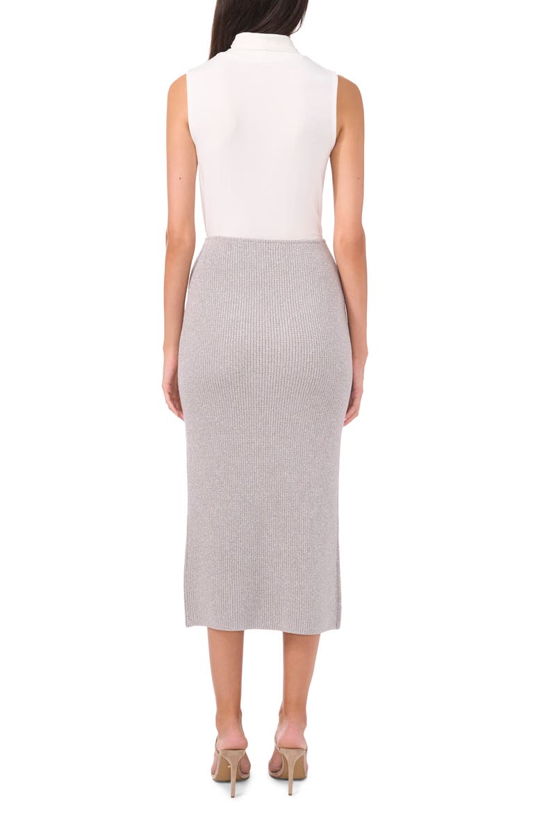 Vince Camuto Metallic Sweater Skirt, Alternate, color, 