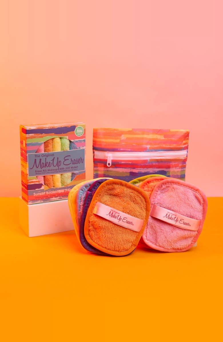 The Original MakeUp Eraser Sunset Boulevard 7-Day Makeup Eraser Set, Alternate, color,