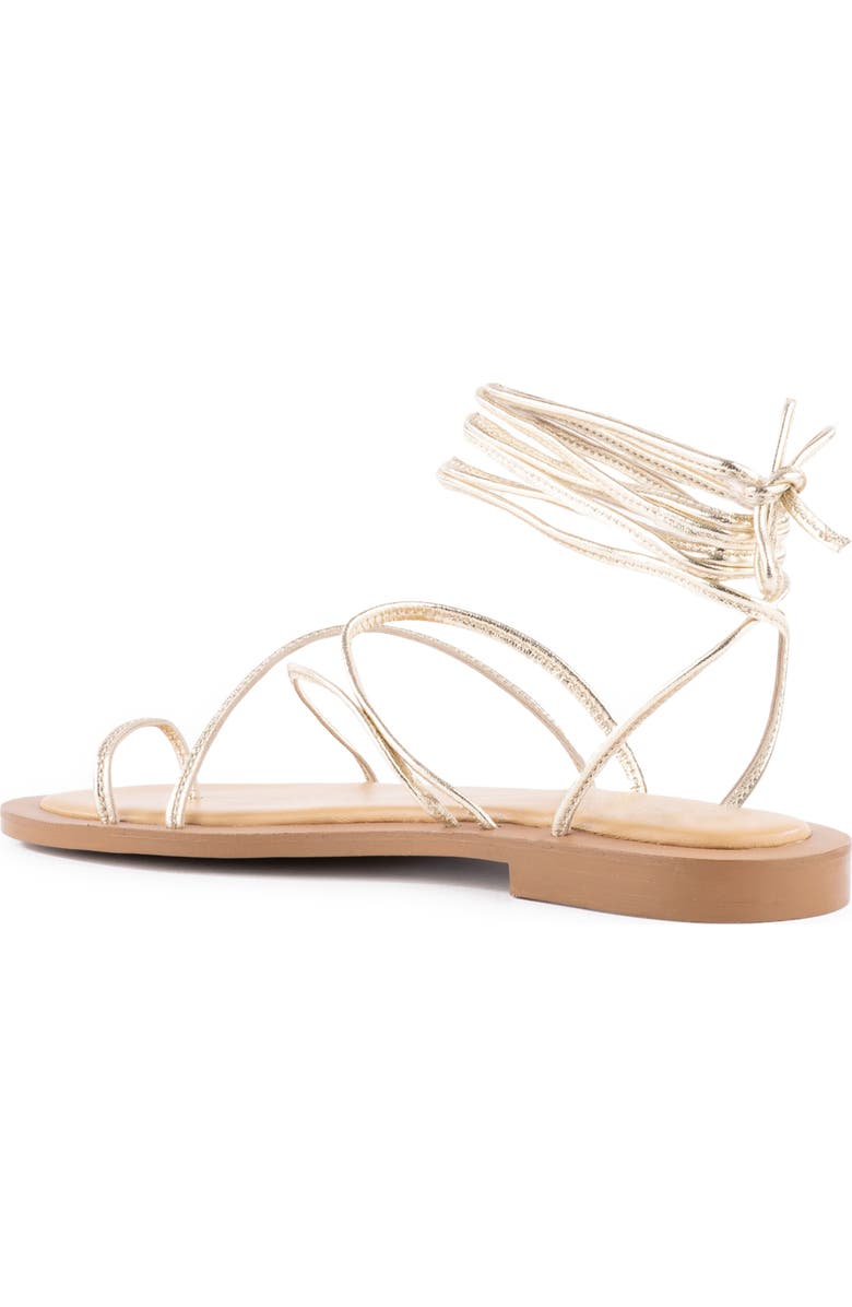 Seychelles Lilac Ankle Wrap Sandal, Alternate, color, Light Gold