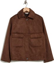 MAX STUDIO Faux Suede Jacket