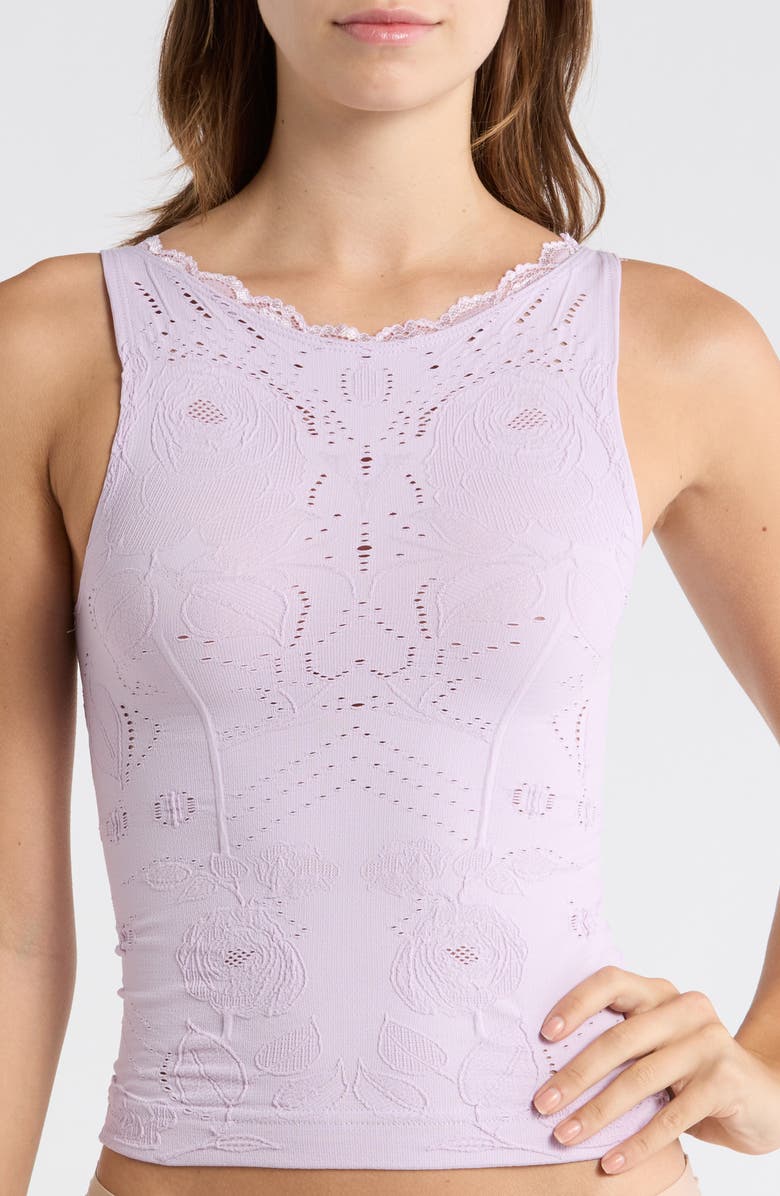 Free People Flirty Flutters Tank, Main, color, Lavender