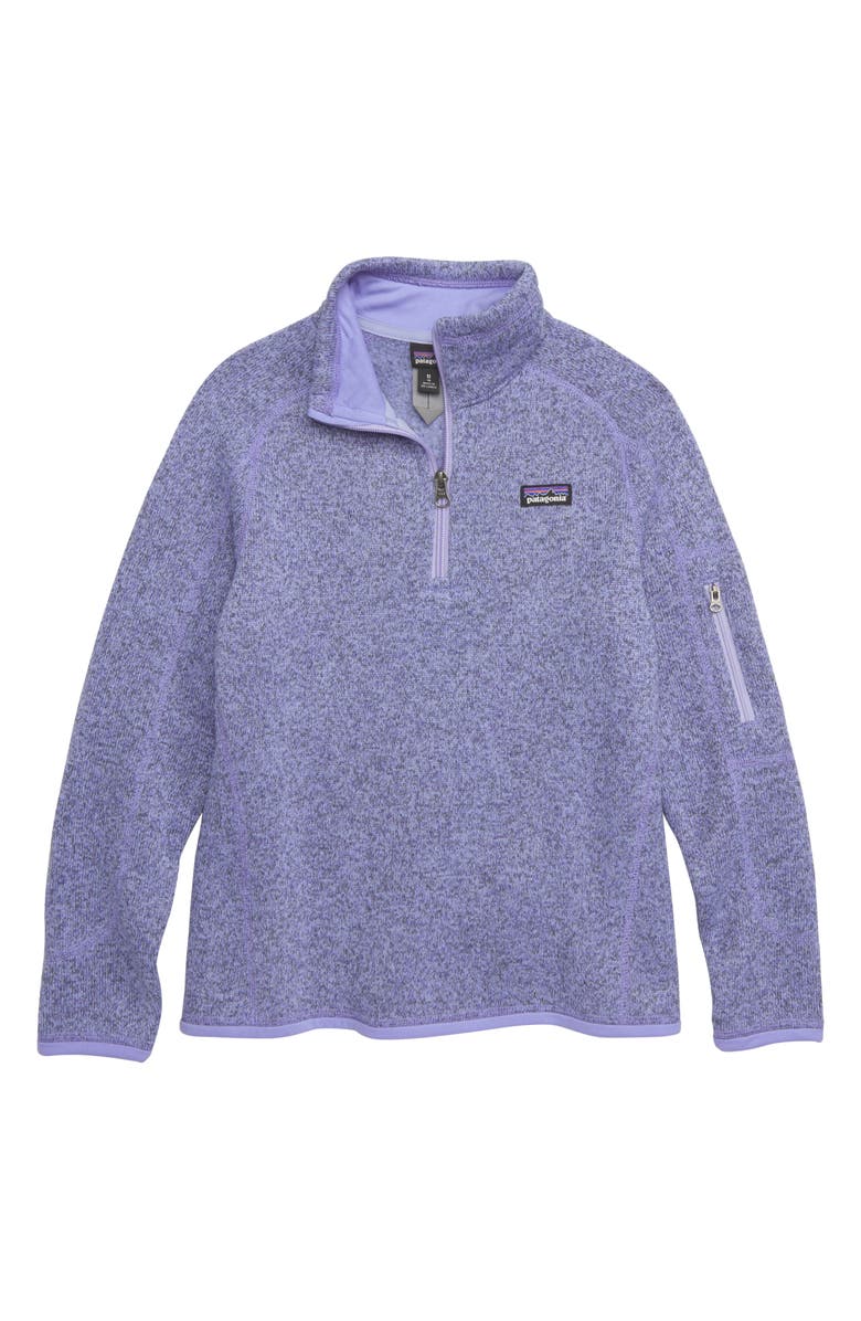 Patagonia Better Sweater Quarter Zip Pullover, Main, color, 
