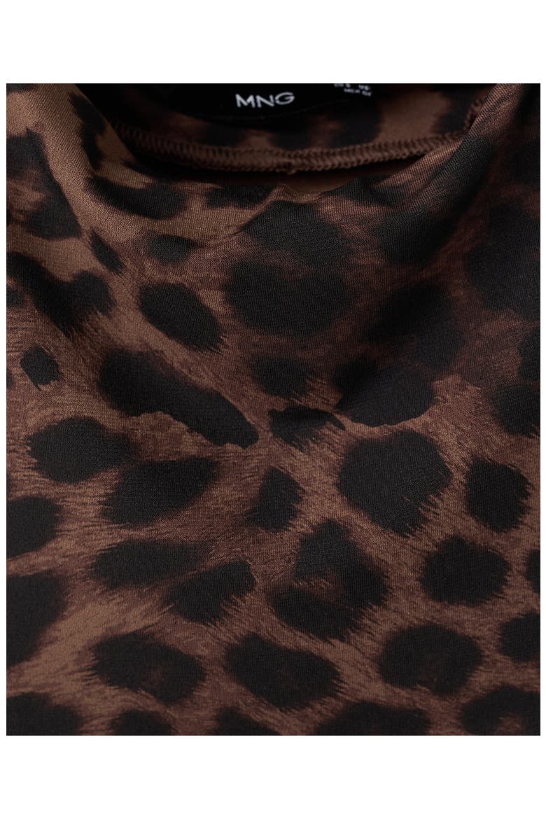 Leopard Sleeveless Maxi Dress, Alternate, color, BROWN