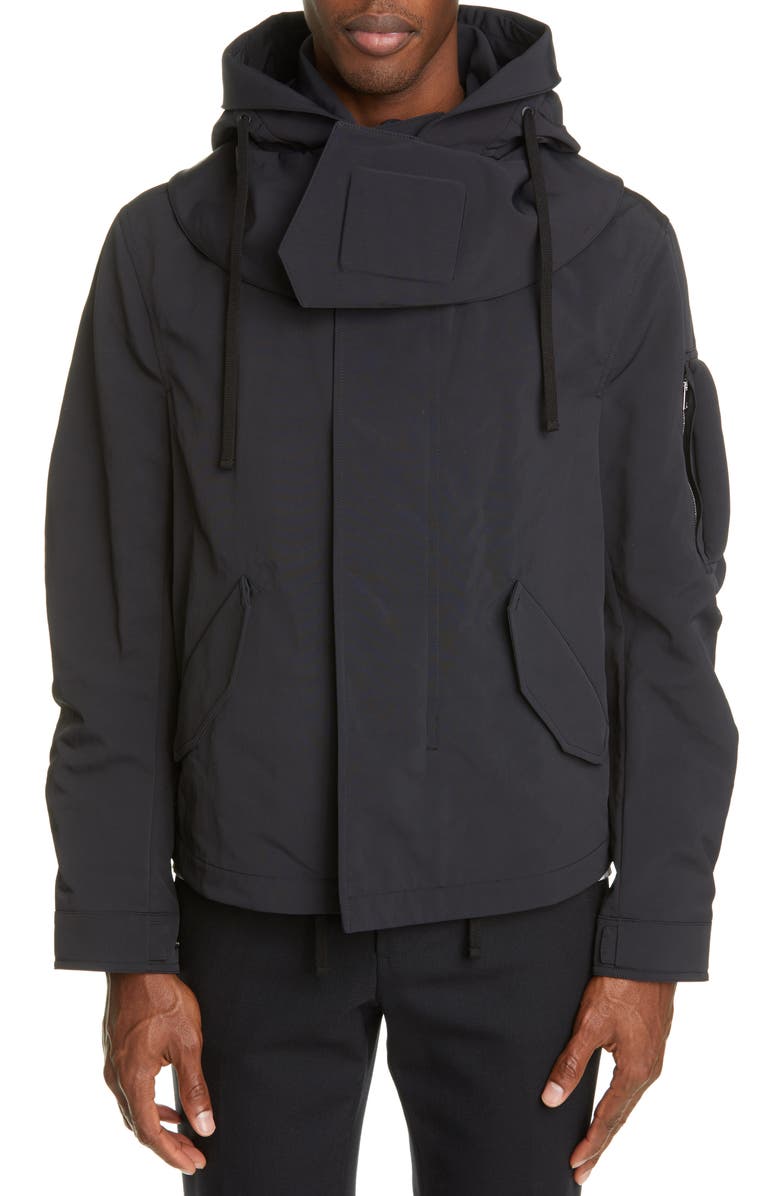 Bottega Veneta Tech Hooded Jacket, Main, color,