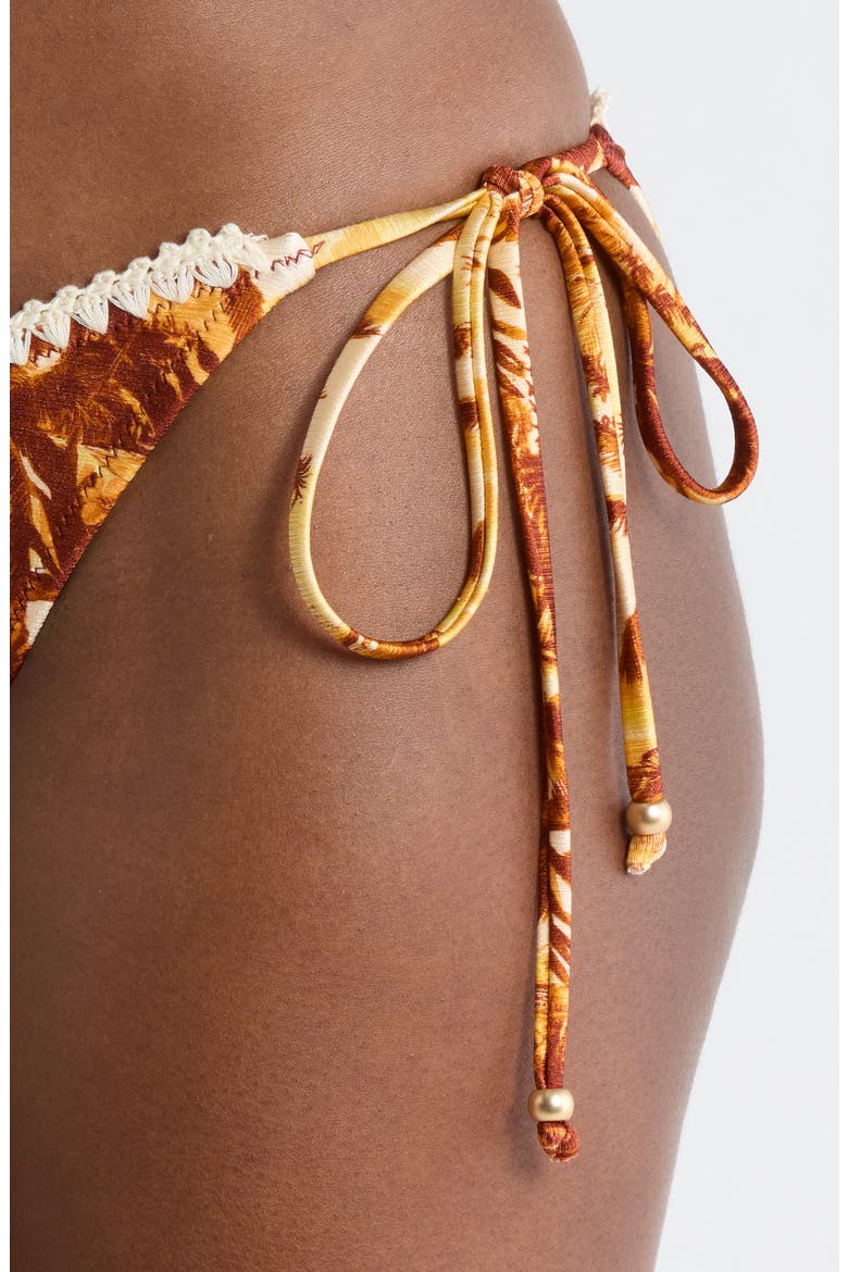 Crochet Dipped Side Tie Bikini Bottoms, Alternate, color, VINTAGE VACAY