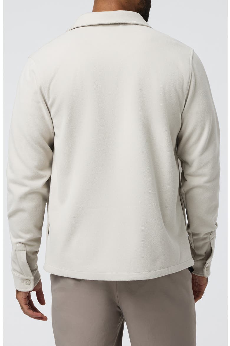Beldon Brushed Twill Shirt Jacket, Alternate, color, OATMEAL