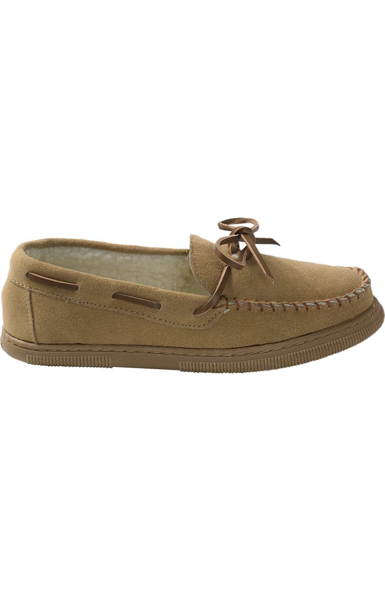 KingSize Suede Tracker Slippers, Alternate, color, Black