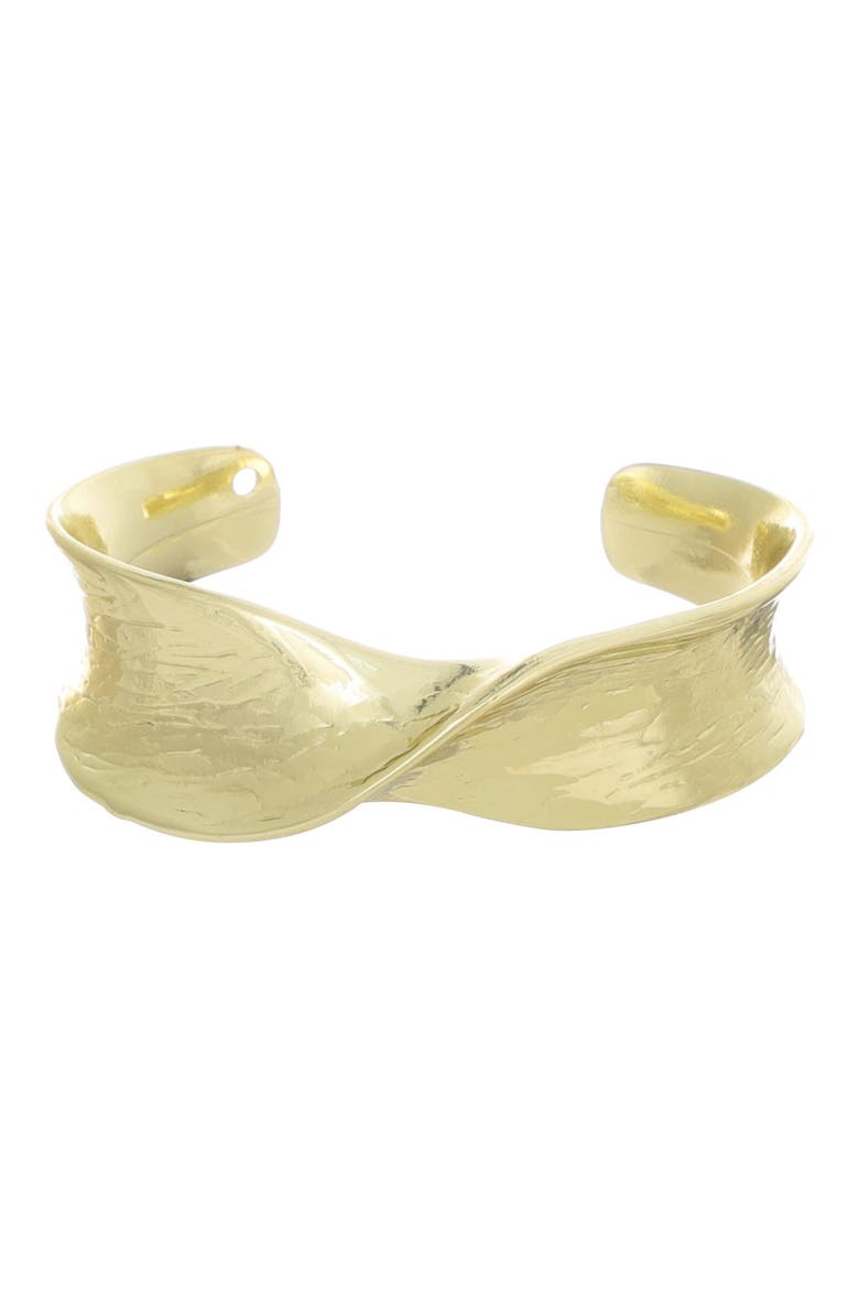 Twist Cuff Bracelet, Main, color, GOLD