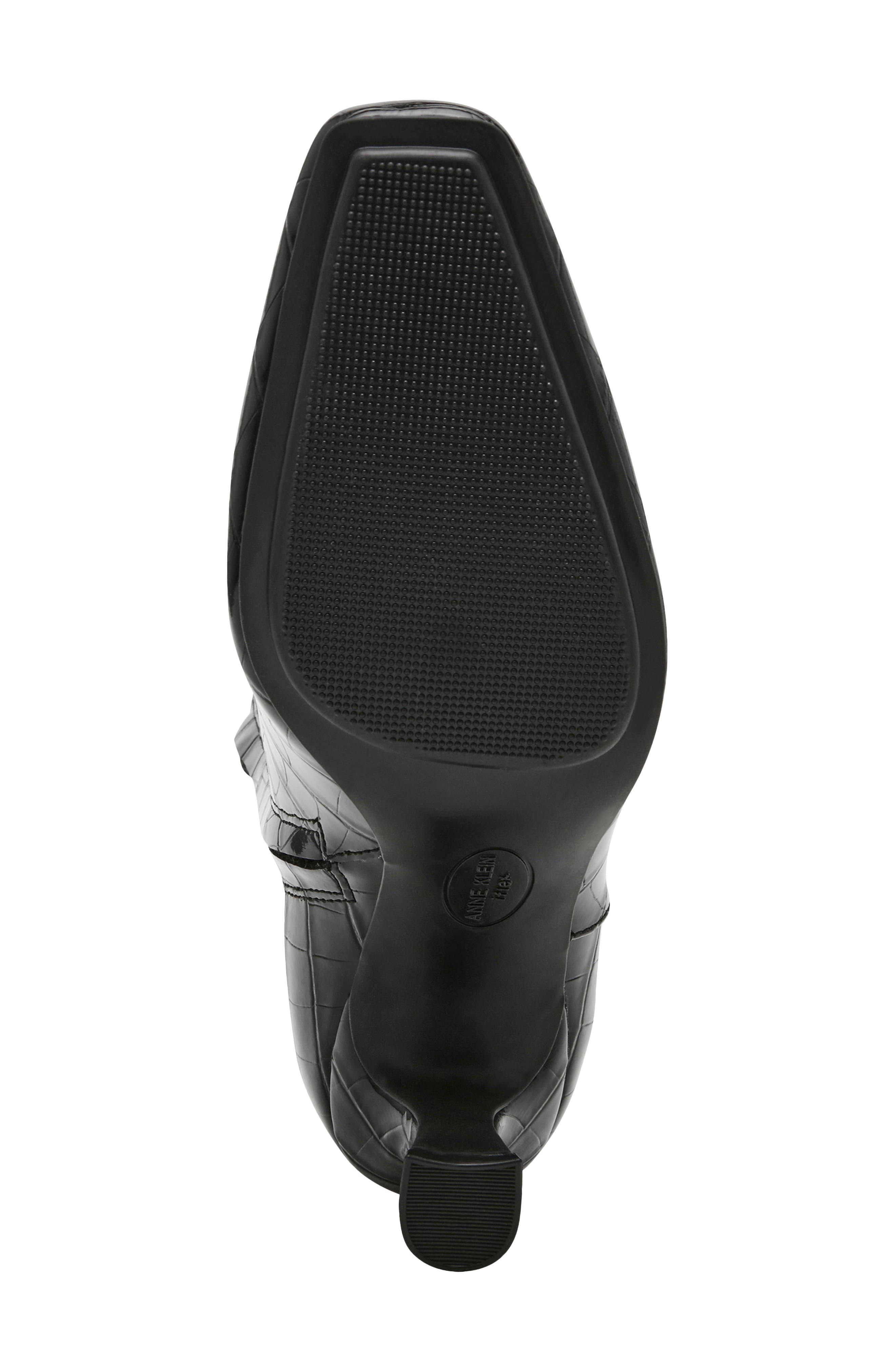 Pablo Bootie, Alternate, color, BLACK CROCO PATENT