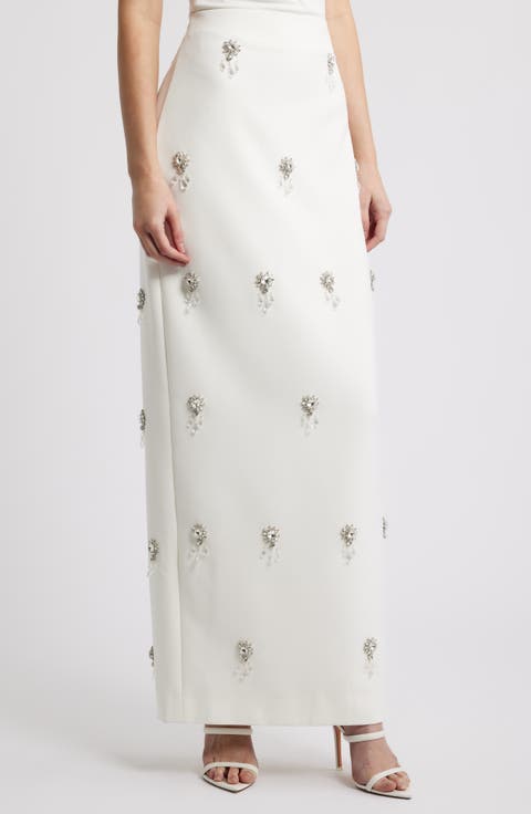 The Ultimate Muse Crystal Maxi Skirt