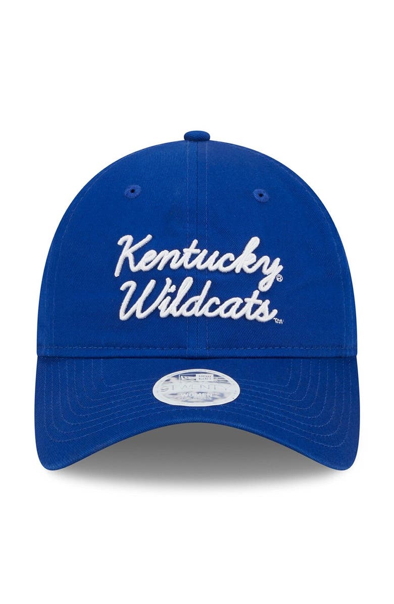 New Era Women's New Era Royal Kentucky Wildcats Script 9TWENTY Adjustable Hat, Alternate, color, 