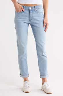 FRAME Le Garcon Mid Rise Crop Boyfriend Jeans