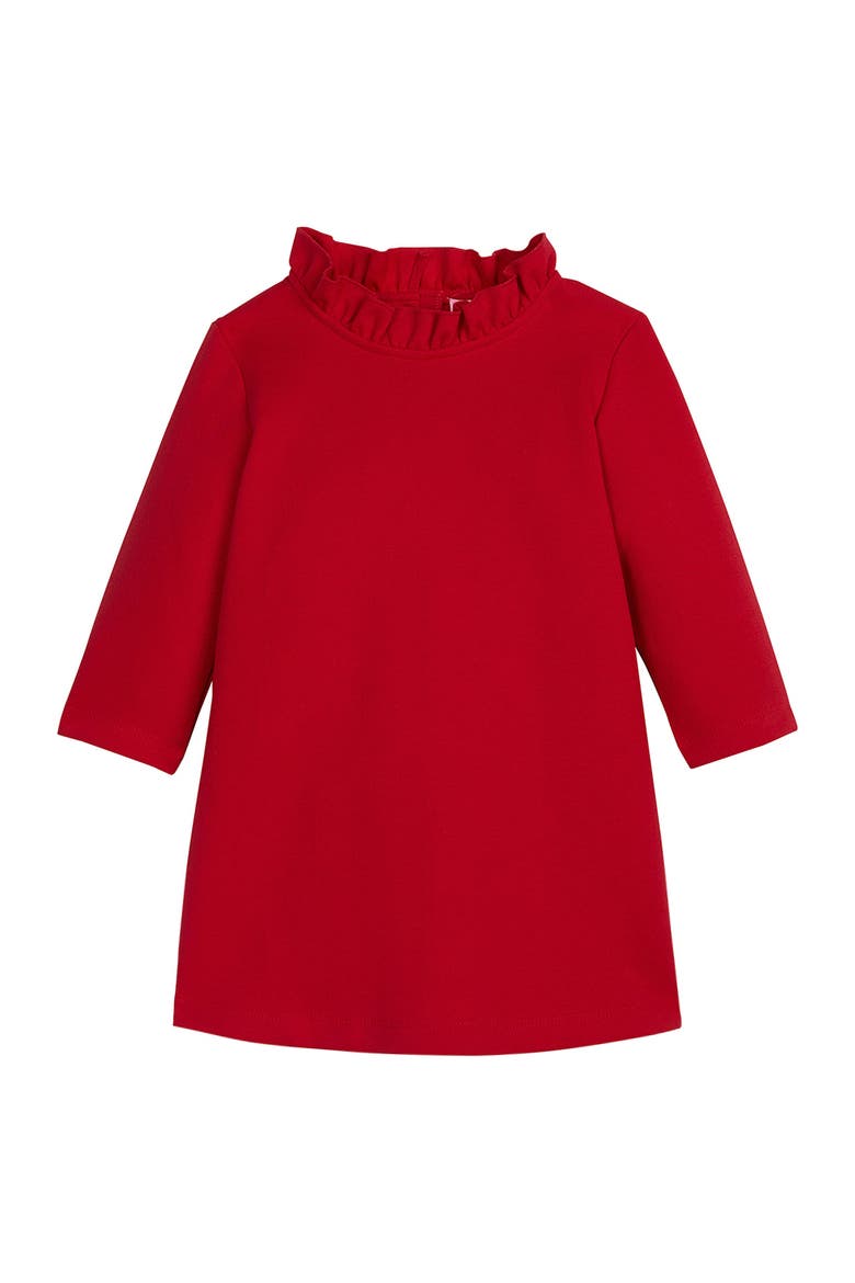 Kids' Ruffle Neck Tory Dress, Main, color, Red