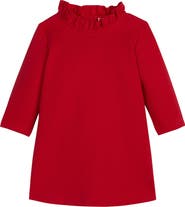 BISBY Kids' Ruffle Neck Tory Dress