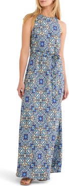 NIC+ZOE Becca Filigree Tile Sleeveless Dress