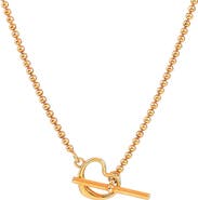 AMERICAN EXCHANGE Primavera Made in Italy Heart Beaded Necklace