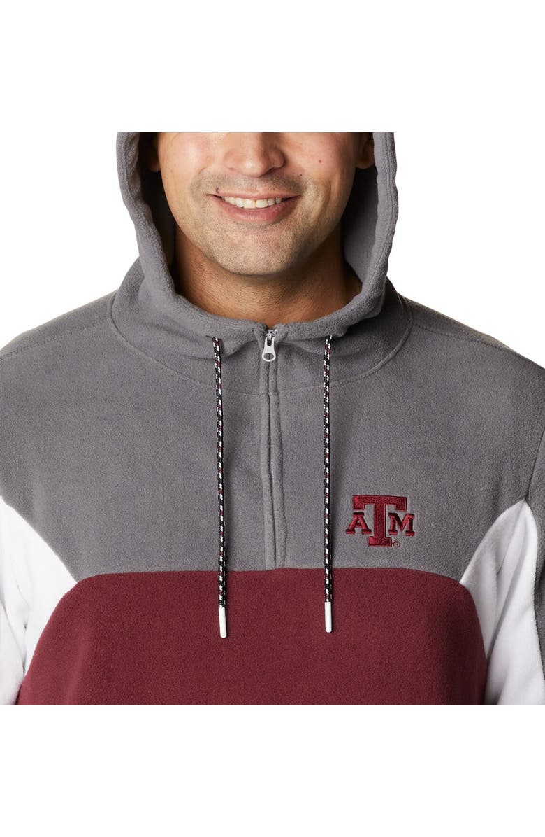 Columbia Men's Columbia Maroon Texas A&M Aggies Lodge Quarter-Zip Hoodie, Alternate, color, Maroon
