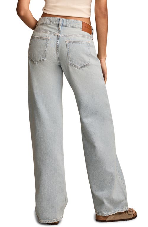 Lucky Brand Baggy Wide Leg Jeans In Blue