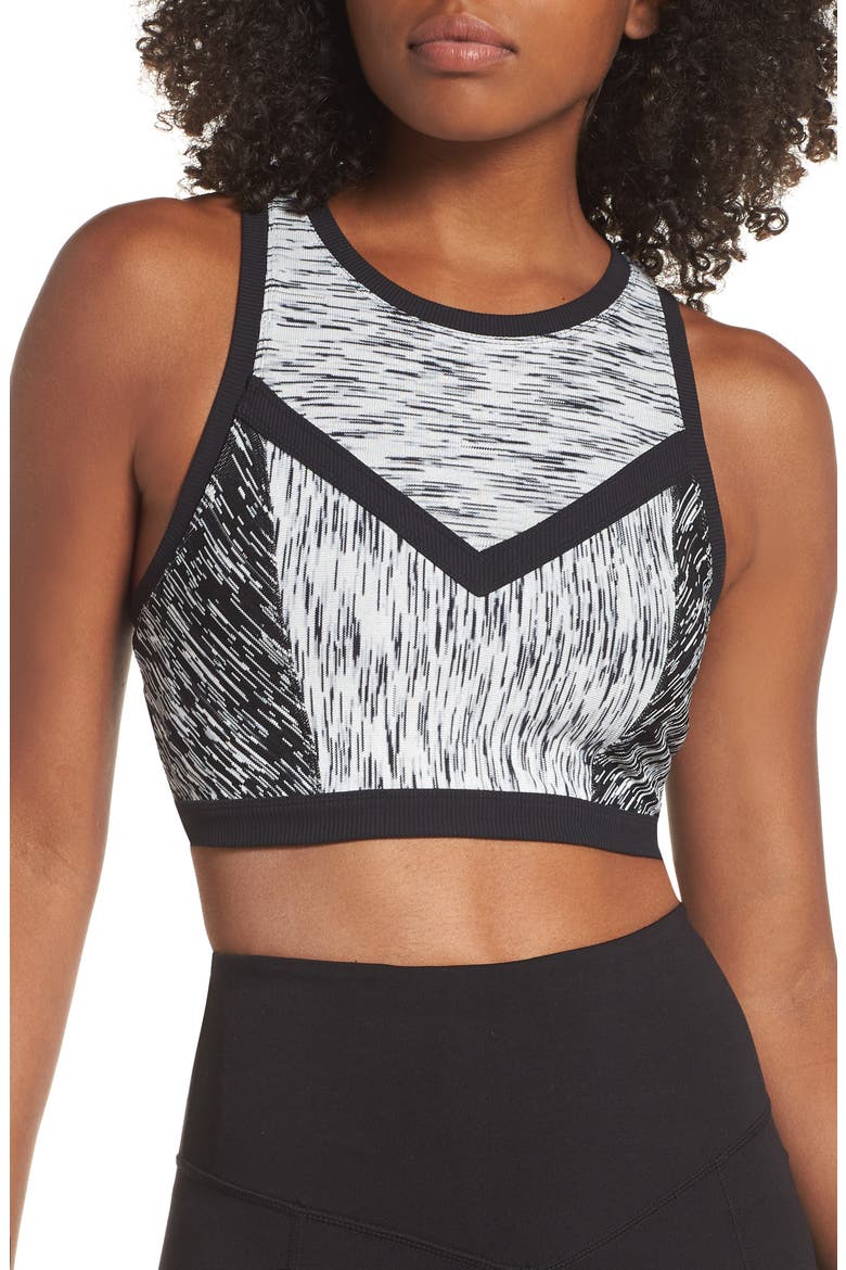 Static Sports Bra, Main, color, BLACK ONYX