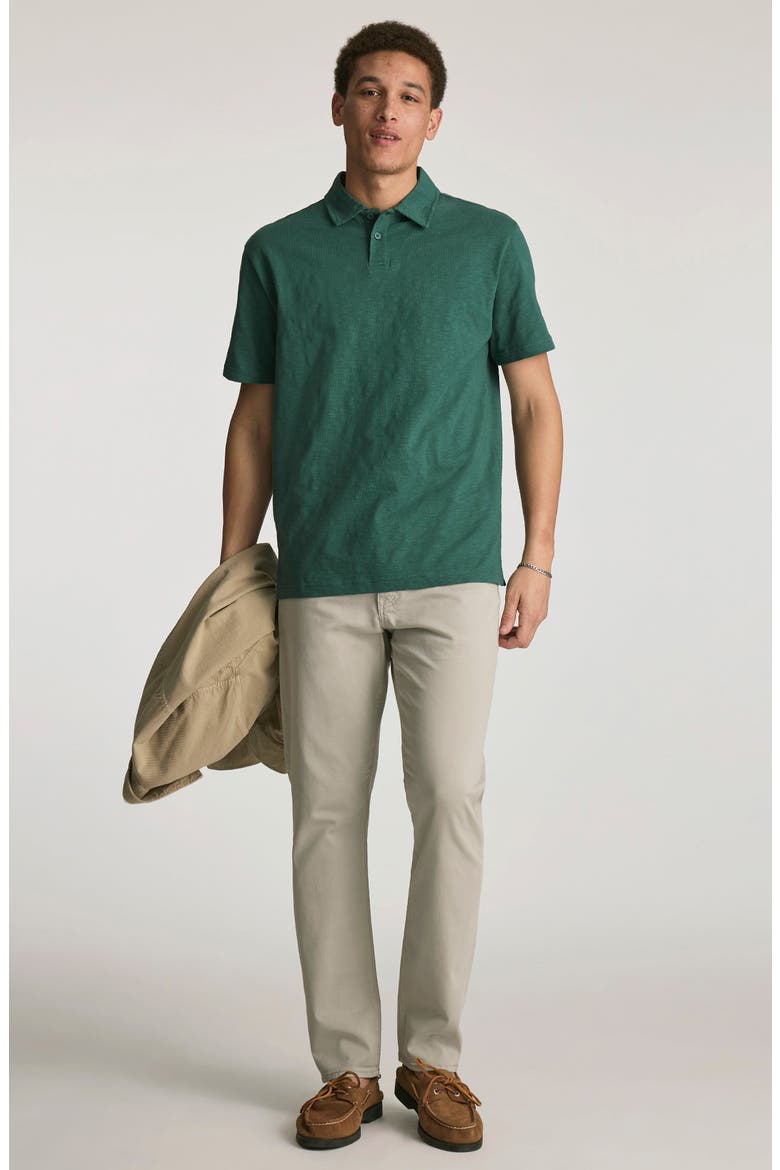 Slub Cotton Polo, Alternate, color, BISTRO GREEN