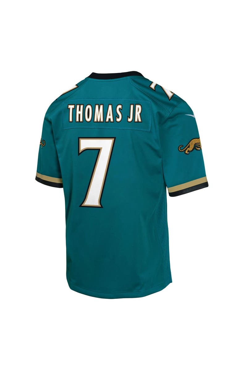 Nike Youth Nike Brian Thomas Jr. Teal Jacksonville Jaguars Alternate 2 Prowler Throwback Game Jersey, Alternate, color, Teal
