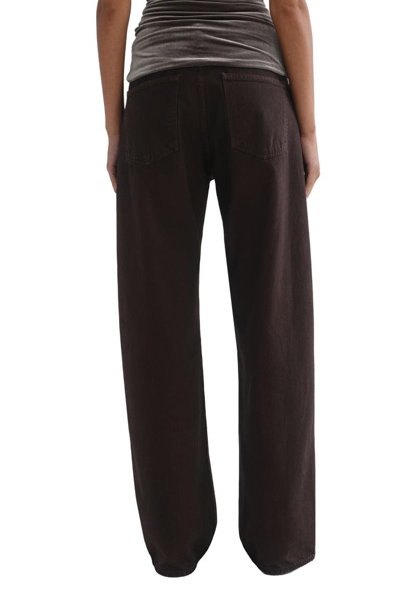Arc Wide Leg Jeans, Alternate, color, DEEP ROAST