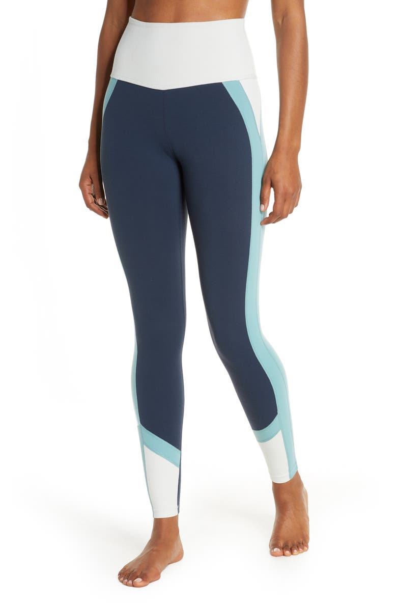 Beyond Yoga Colorblock High Waist Leggings, Main, color, 