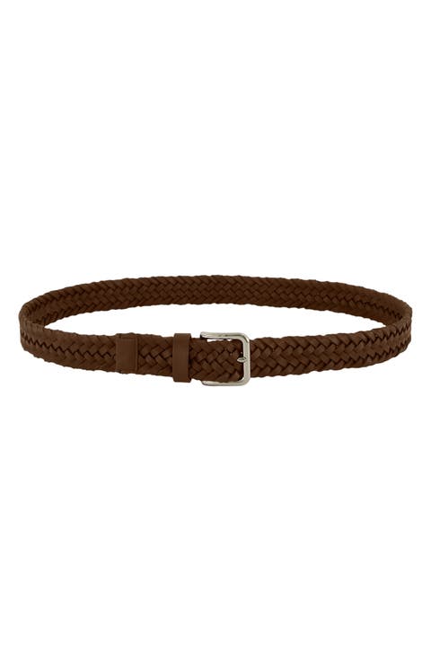 Alex Woven Leather Belt