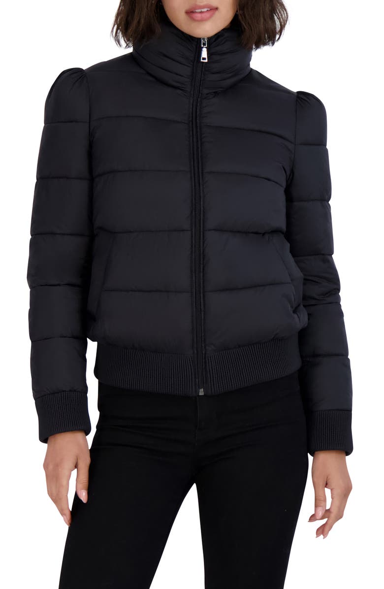 Tahari Cole Hooded Puffer Jacket, Main, color, 