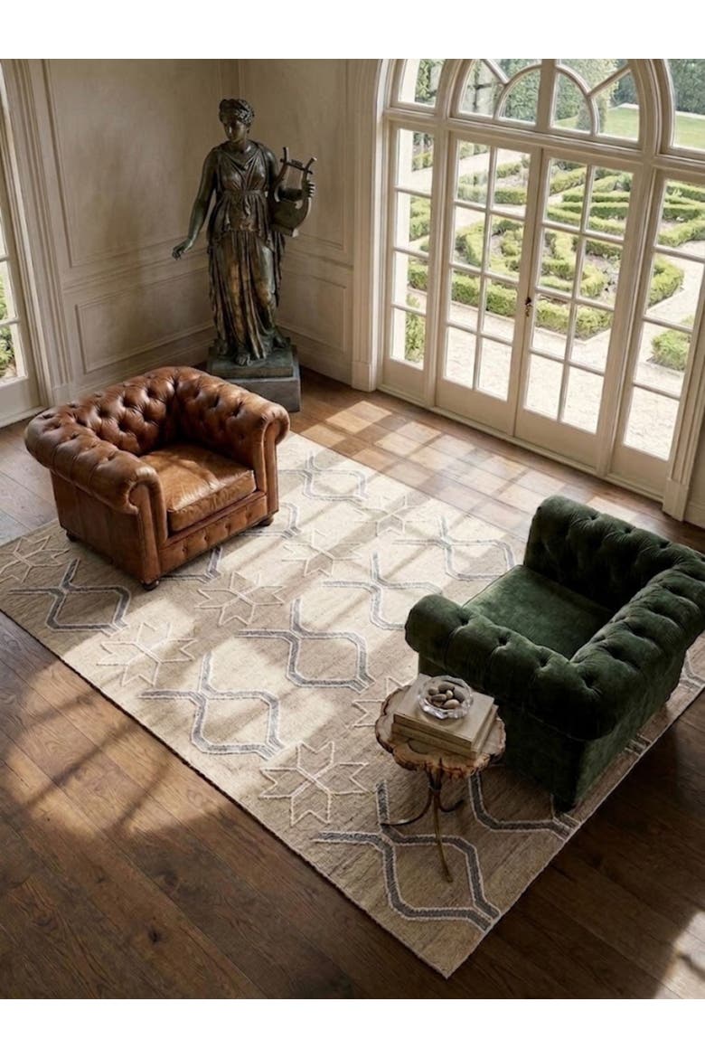 Isaa Wool Rug, Alternate, color, Brown