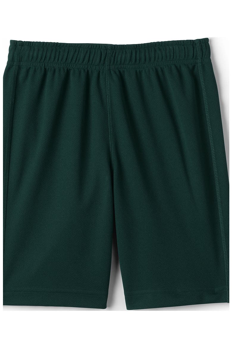 School Uniform Boys Mesh Gym Shorts, Alternate, color, Evergreen