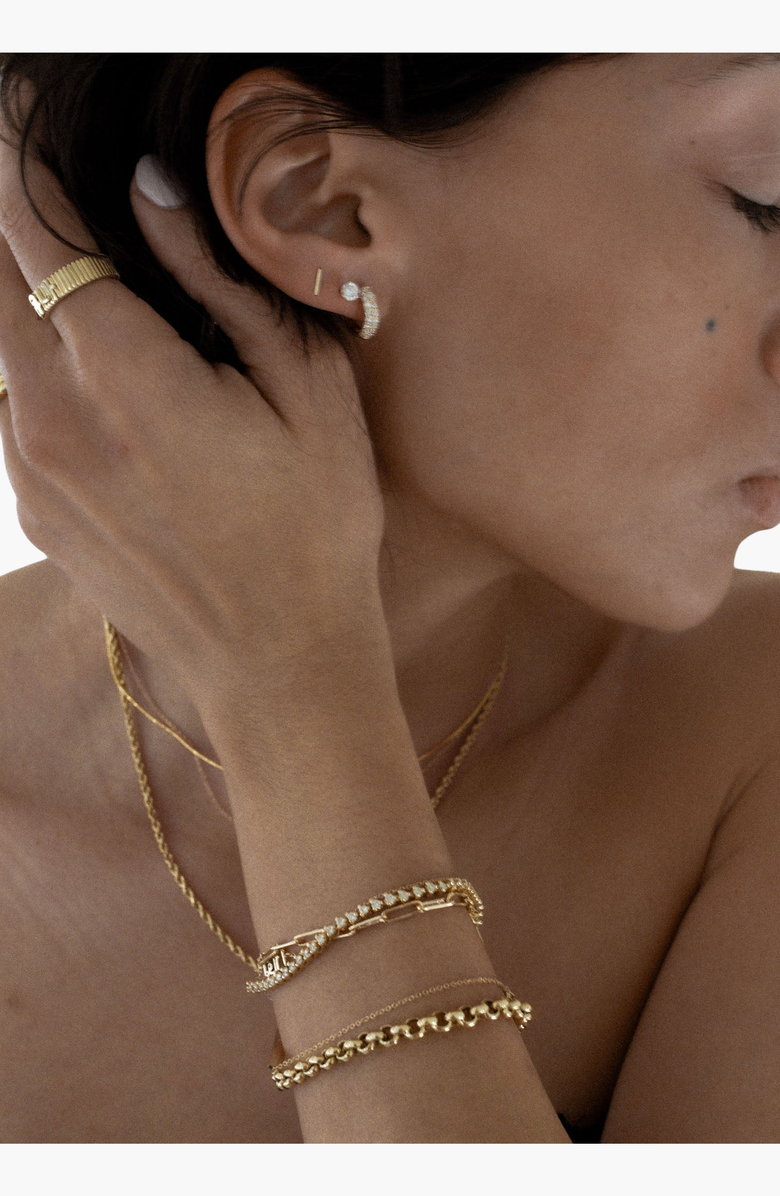 Kinn Micro Bar Stud Earrings, Alternate, color, Single