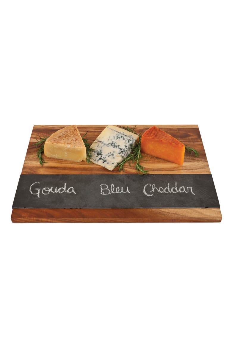 Wood & Slate Cheese Board, Main, color, Wood