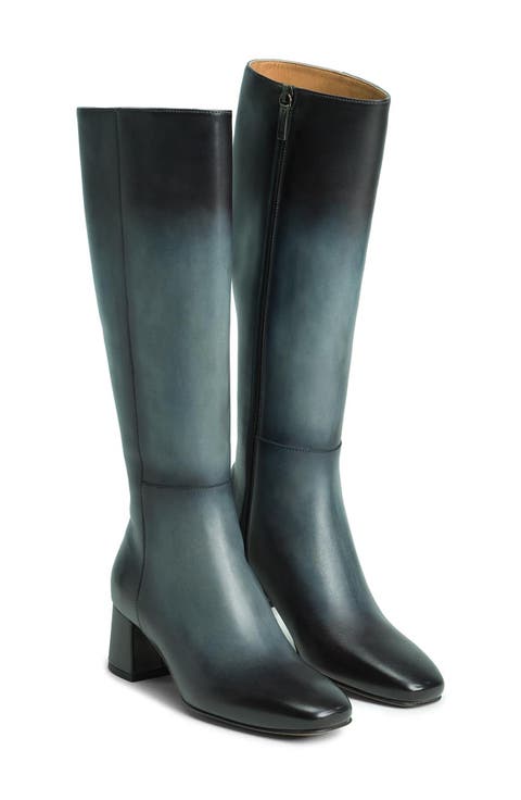 Loni Block Heel Boot (Women) (Narrow Calf)