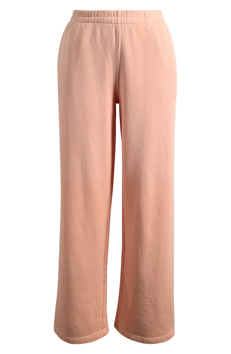 SKIMS French Terry Low Rise Straight Leg Pants, Alternate, color, 