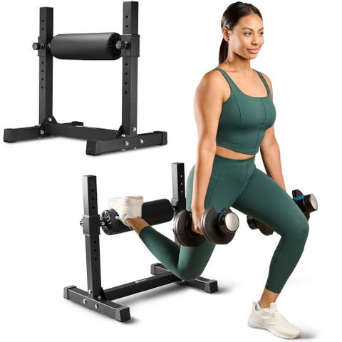 Bulgarian Split Squat Stand Adjustable 330lb Leg Roller