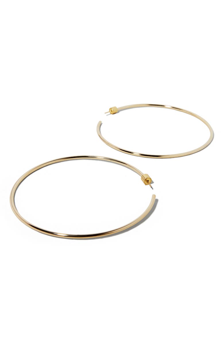 Jennifer Fisher Thread Hoops, 2.5-Inch, Alternate, color, Gold