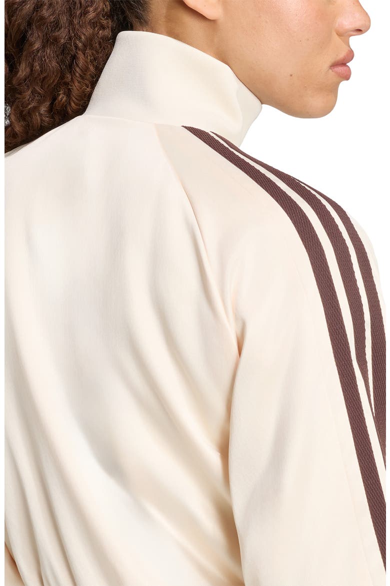 Floral Track Jacket, Alternate, color, ECRU TINT/ BROWN/ GREEN