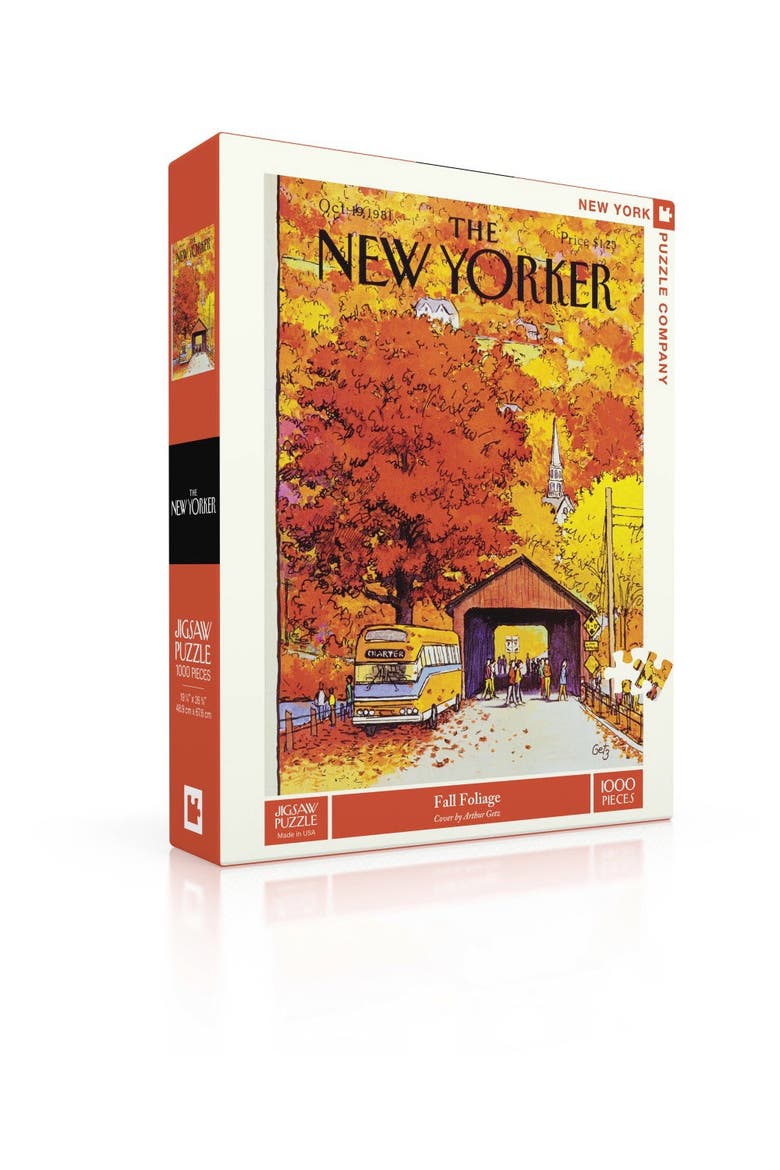 Covered Bridge 1000 Piece Puzzle, Alternate, color, No Color