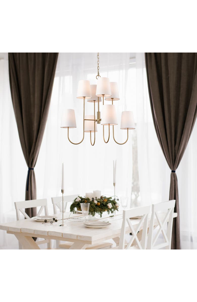 Napa Home & Garden Kinley Chandelier, Alternate, color, Gold