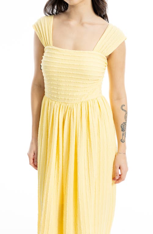 Max Studio Textured Knit Maxi Dress In Butter