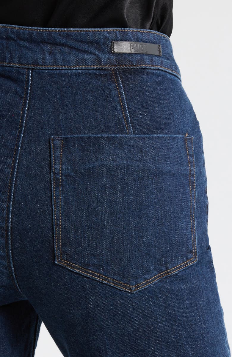 PAIGE Stevie High Waist Bootcut Trouser Jeans, Alternate, color, Ballast