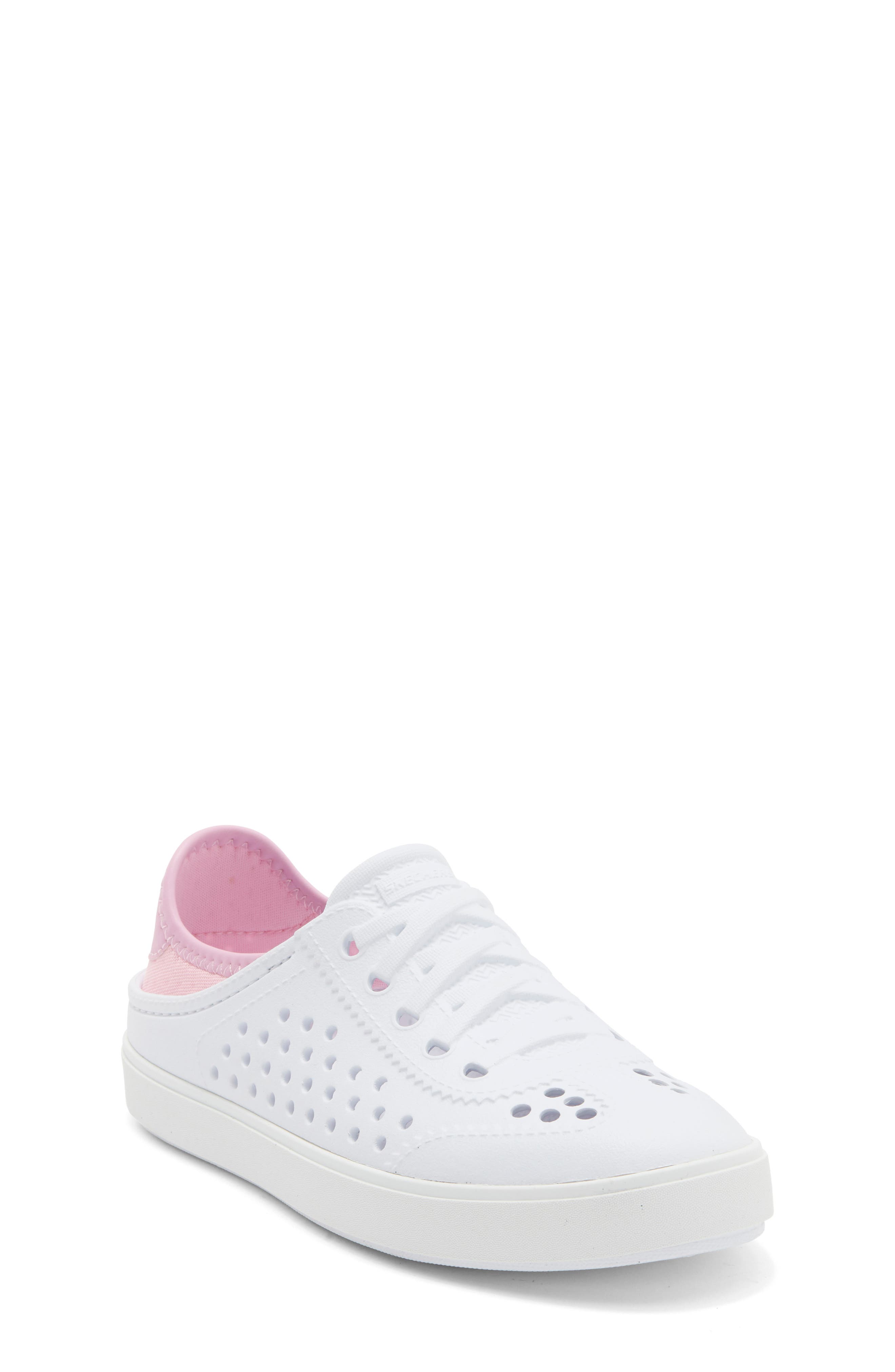SKECHERS Kids' Breezy Steps Sneaker, Main, color, White/ Pink