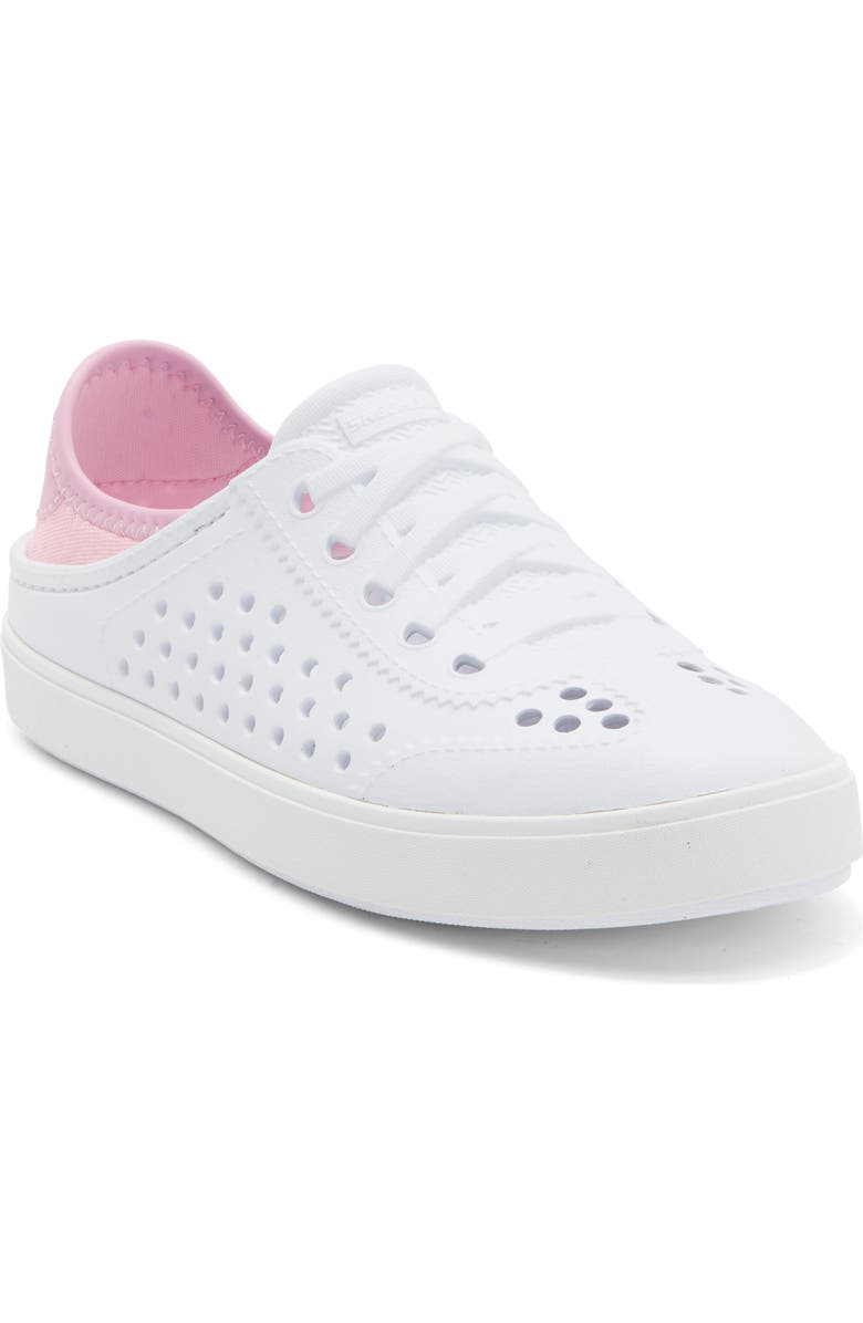 SKECHERS Kids' Breezy Steps Sneaker, Main, color, White/ Pink