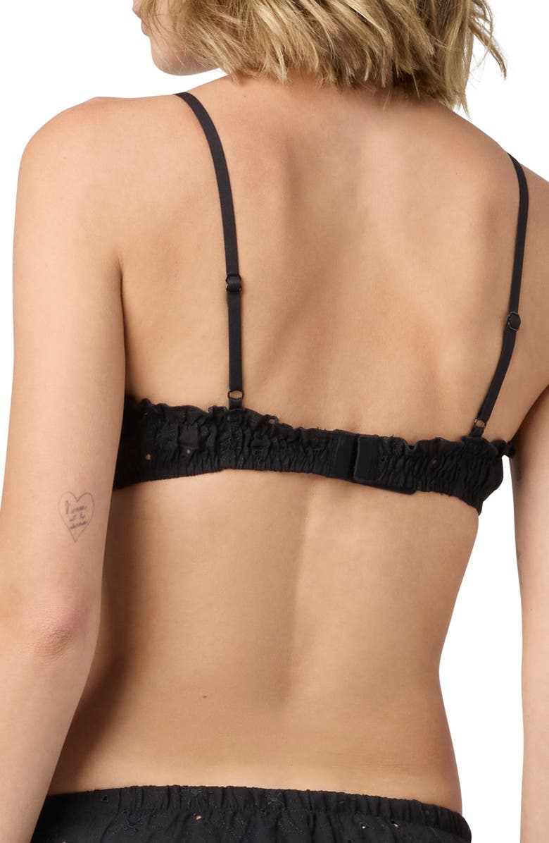 Florence by Mills Eyelet Cotton Bralette, Alternate, color, 