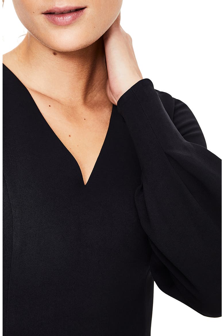 Hannah Sheath Dress, Alternate, color, BLACK