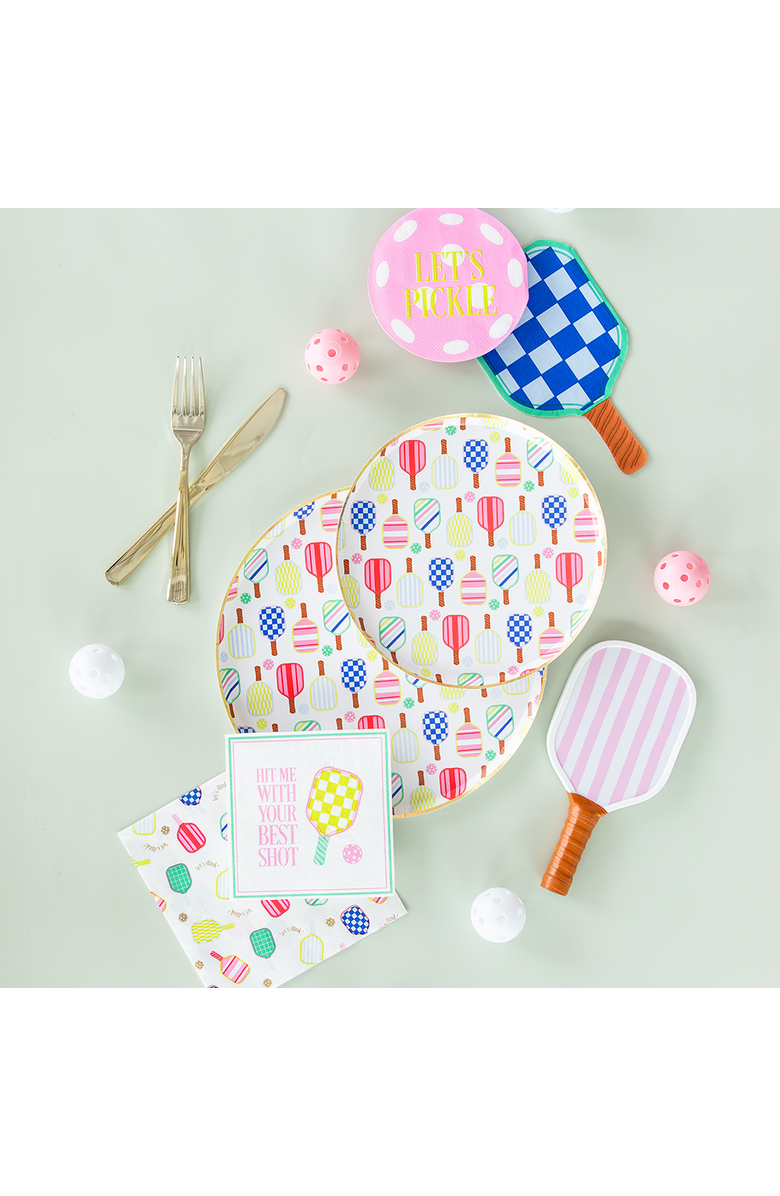 Jollity & Co Pickleball Social Club Let's Pickle Cocktail Napkins, Alternate, color, Assorted Pre-Pack