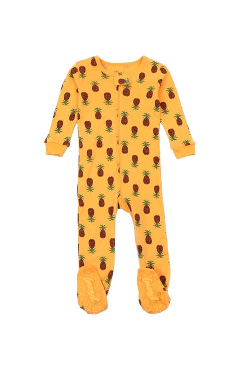 Footed Cotton Matching Family Pajamas, Nature & Water Prints (Baby)